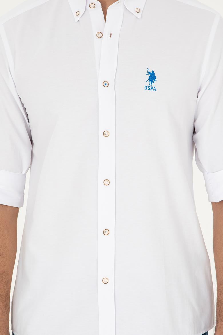 Erkek Saks Uzun Kollu Gömlek - 50288654008