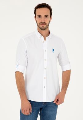 Erkek Saks Uzun Kollu Gömlek - 50288654008