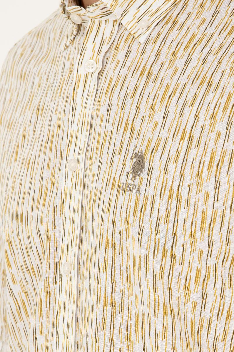 Erkek Haki Uzun Kollu Gömlek