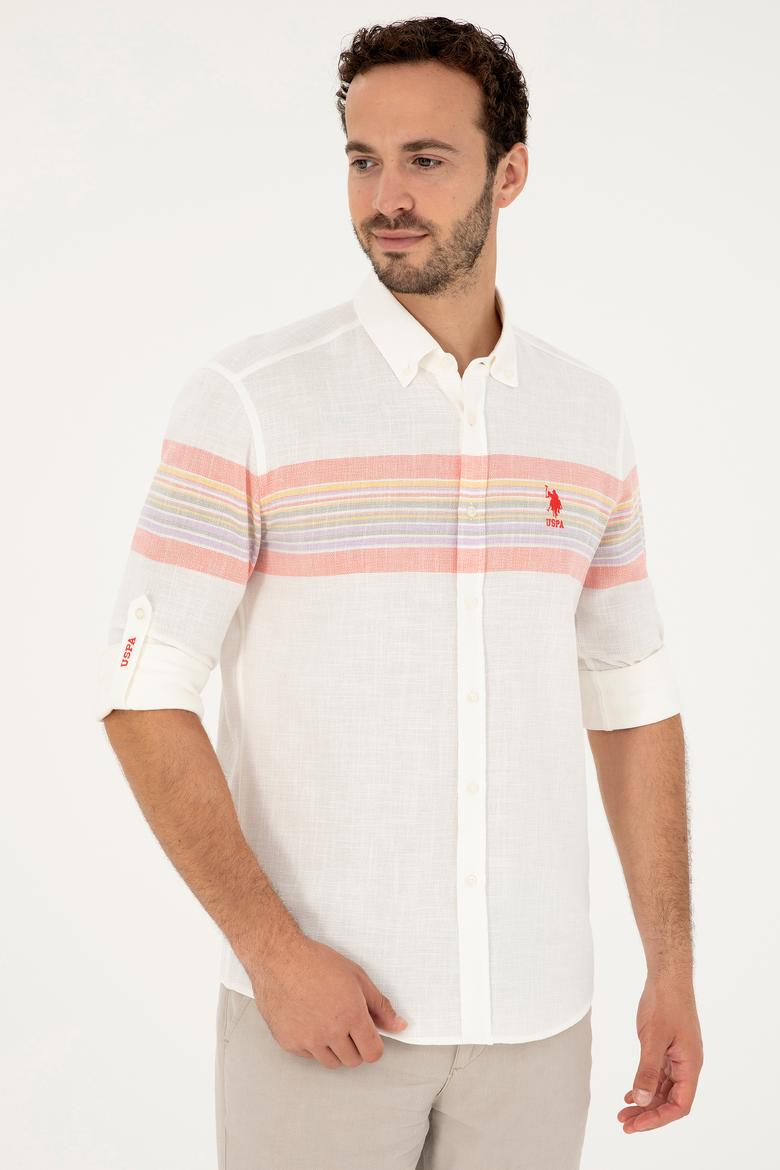 Erkek Nar Çiçeği Uzun Kollu Gömlek - 50283790025