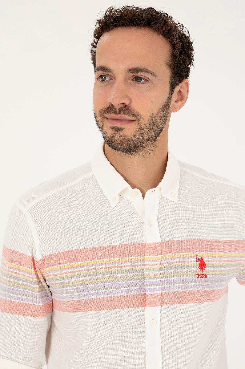 Erkek Nar Çiçeği Uzun Kollu Gömlek