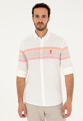 Erkek Nar Çiçeği Uzun Kollu Gömlek - 50283790025