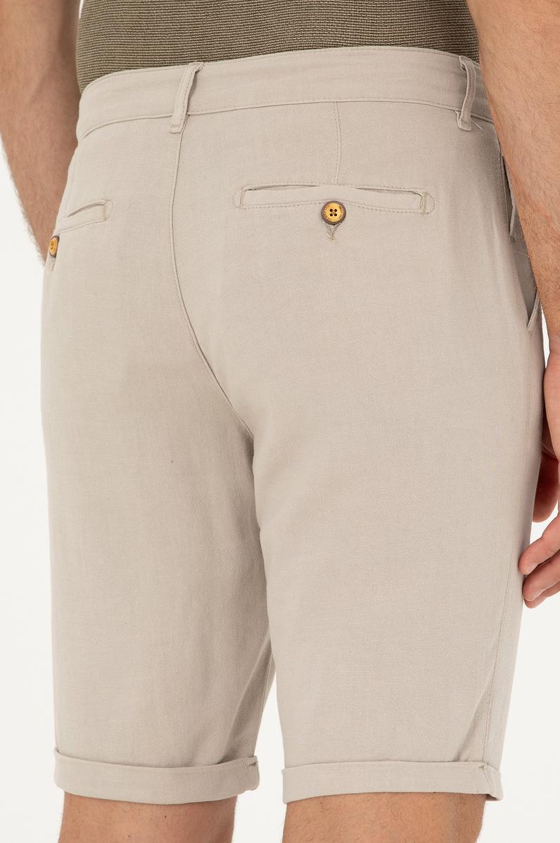 Erkek Taş Dokuma Şort