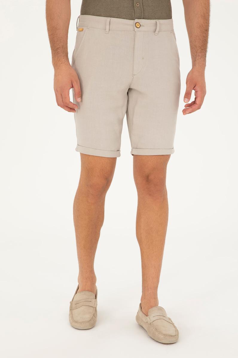 Erkek Taş Dokuma Şort