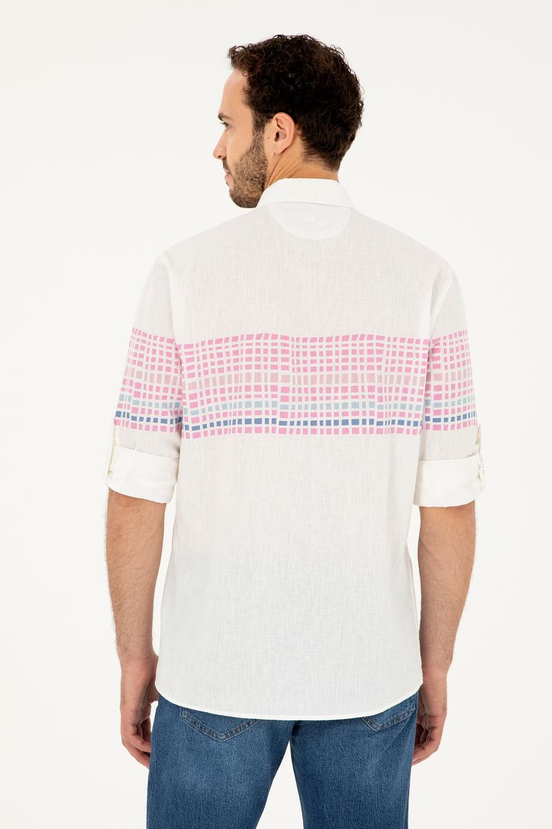 Erkek Menekşe Uzun Kollu Gömlek - 50283773024