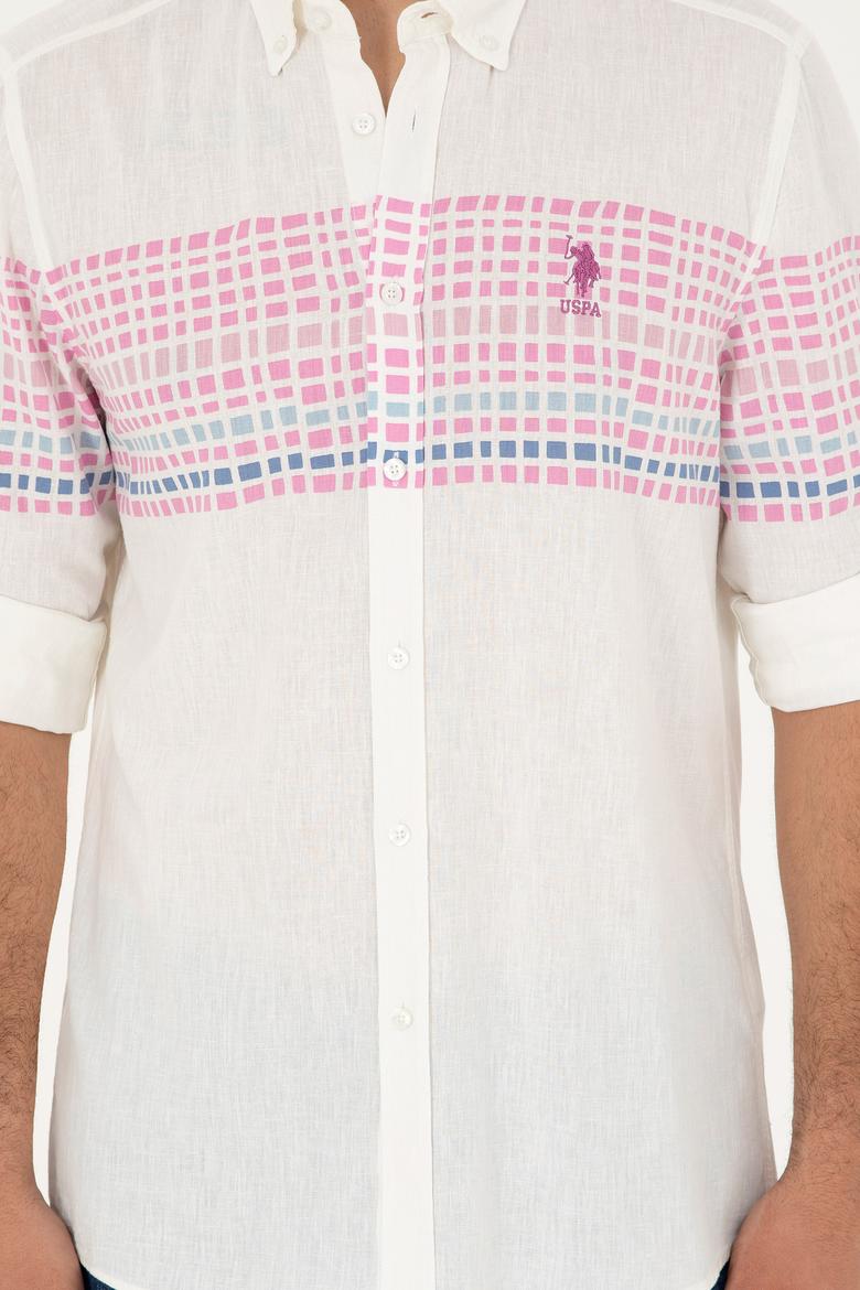 Erkek Menekşe Uzun Kollu Gömlek - 50283773024