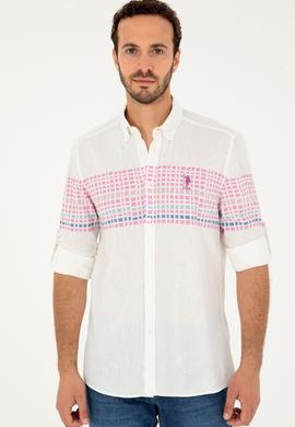 Erkek Menekşe Uzun Kollu Gömlek - 50283773024