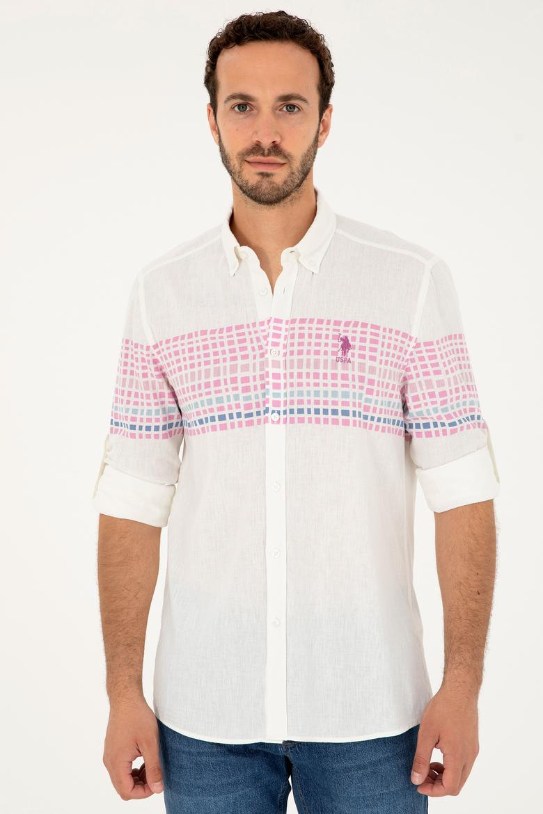 Erkek Menekşe Uzun Kollu Gömlek - 50283773024