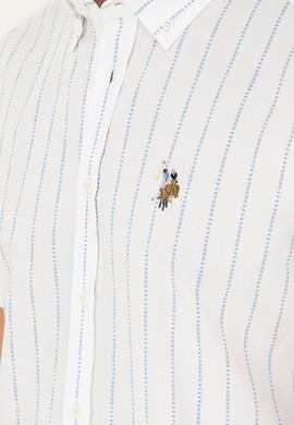 Erkek Açık Mavi Kısa Kollu Gömlek - 50283801033