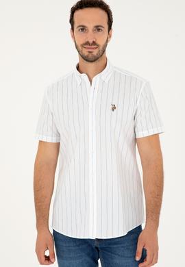 Erkek Açık Mavi Kısa Kollu Gömlek - 50283801033