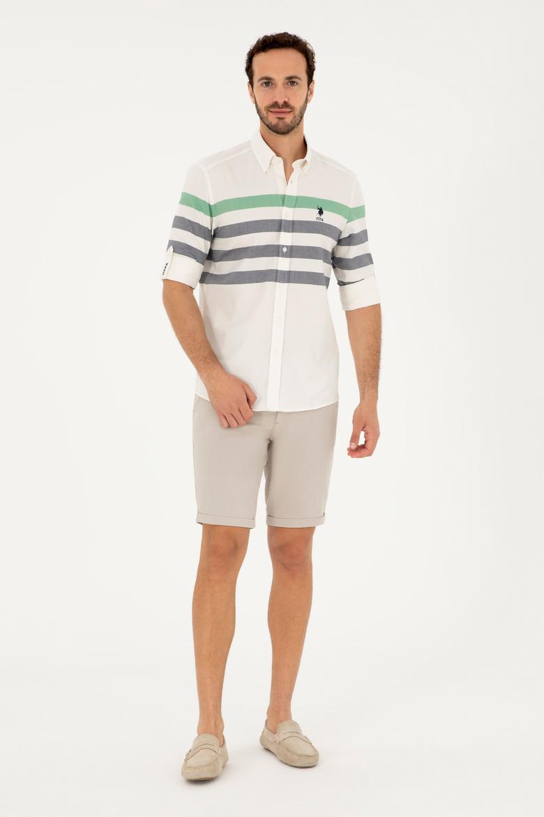 Erkek Lacivert Uzun Kollu Gömlek - 50283786004