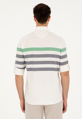 Erkek Lacivert Uzun Kollu Gömlek - 50283786004