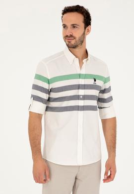 Erkek Lacivert Uzun Kollu Gömlek - 50283786004