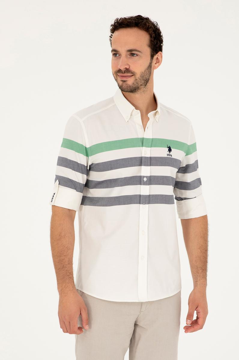 Erkek Lacivert Uzun Kollu Gömlek