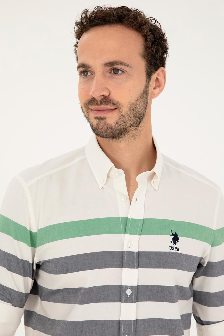 Erkek Lacivert Uzun Kollu Gömlek - 50283786004