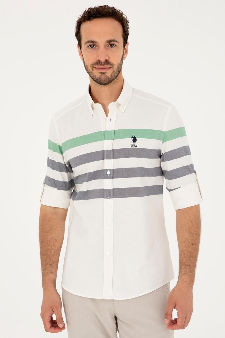 Erkek Lacivert Uzun Kollu Gömlek - 50283786004