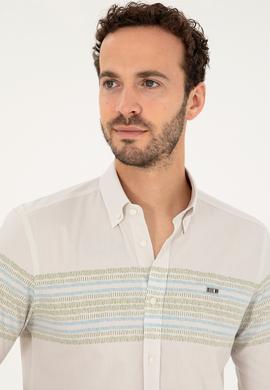 Erkek Taş Uzun Kollu Gömlek - 50272945011