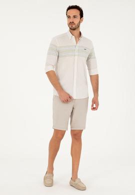 Erkek Taş Uzun Kollu Gömlek - 50272945011