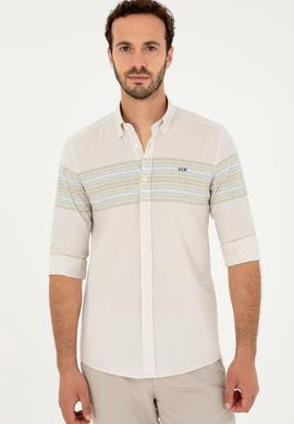 Erkek Taş Uzun Kollu Gömlek - 50272945011
