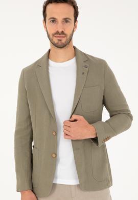 Erkek Haki Ceket - 50285619102
