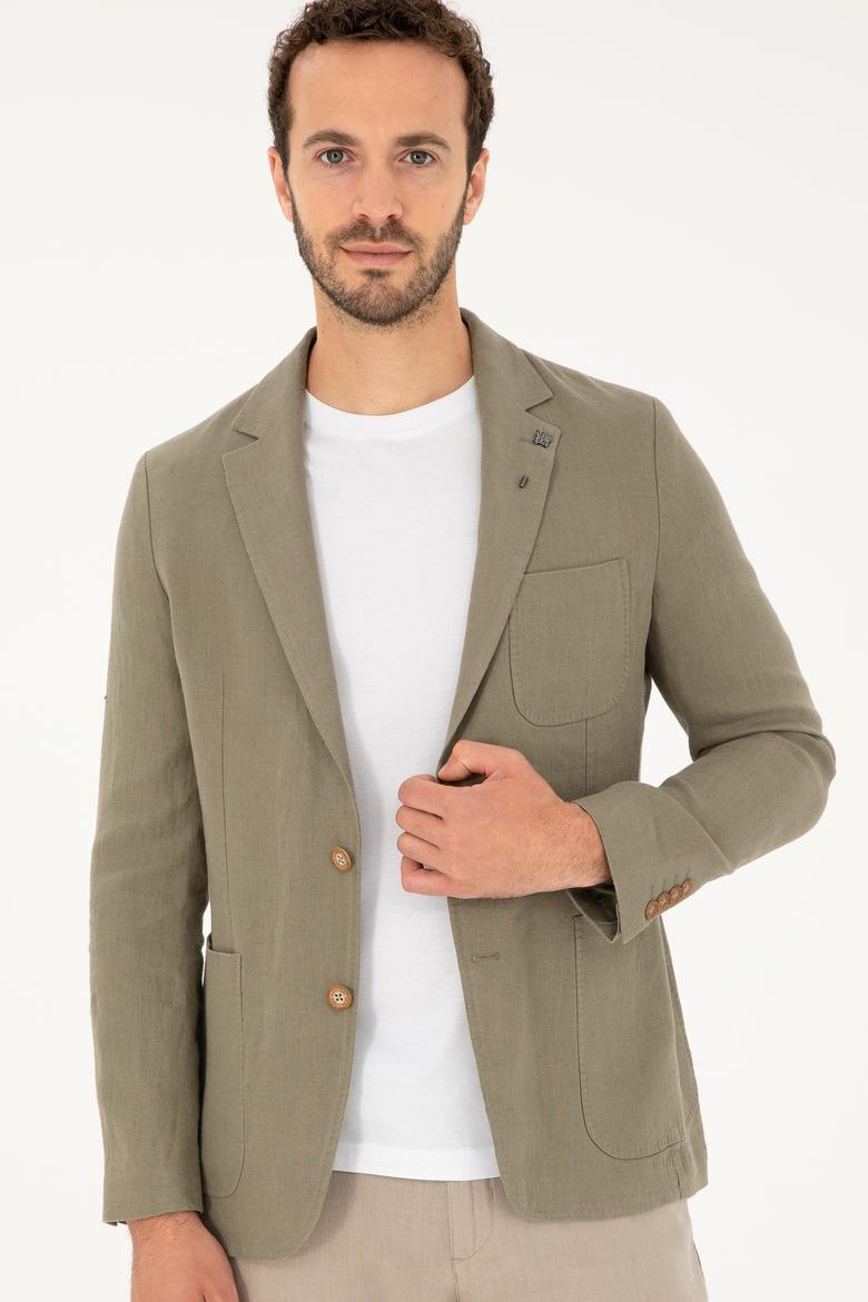 Erkek Haki Ceket - 50285619102