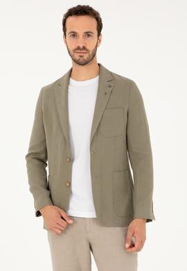 Erkek Haki Ceket - 50285619102