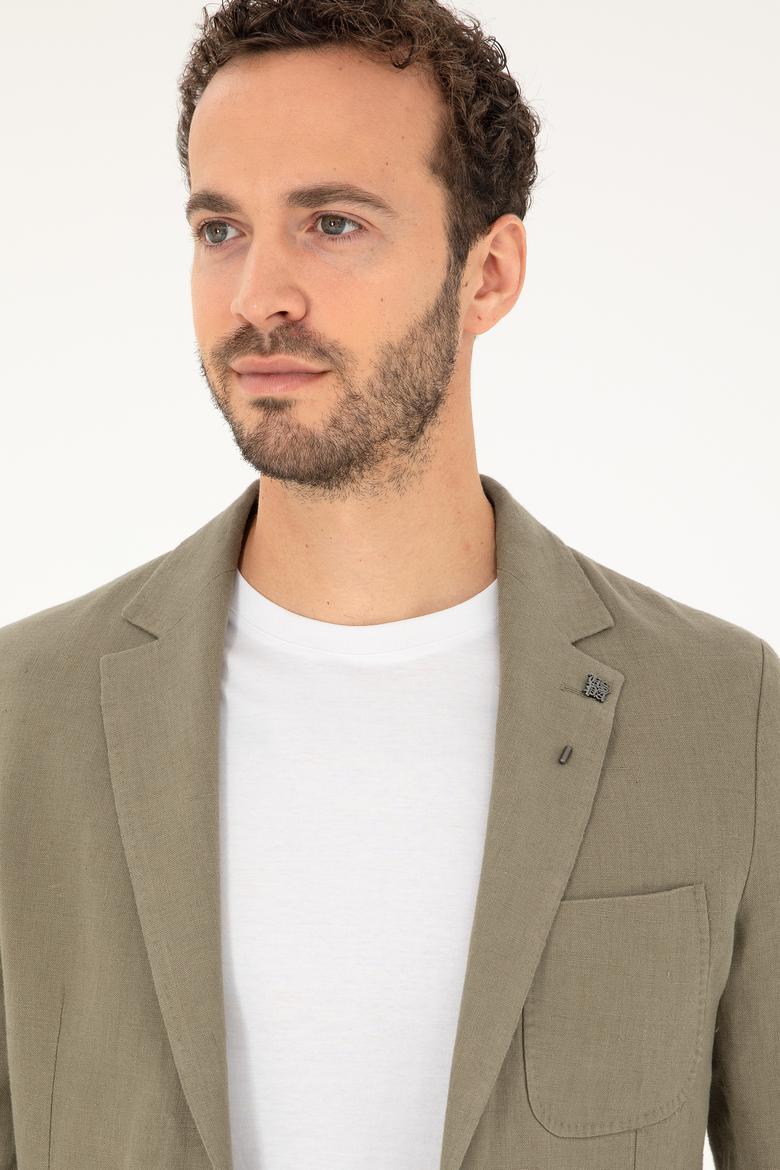Erkek Haki Ceket - 50285619102