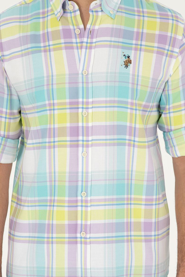 Erkek Mint Uzun Kollu Gömlek - 50283727006