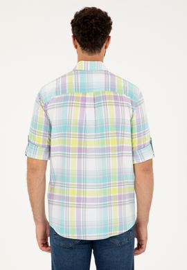 Erkek Mint Uzun Kollu Gömlek - 50283727006