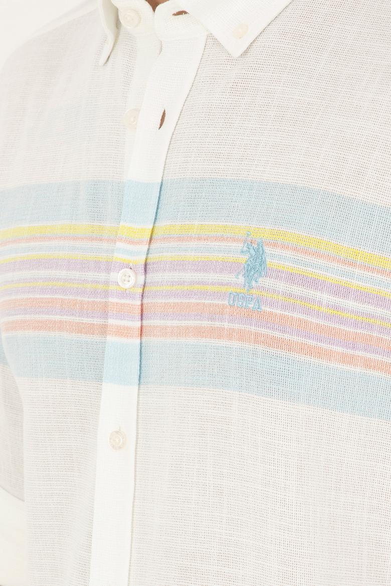 Erkek Mint Uzun Kollu Gömlek - 50283790012