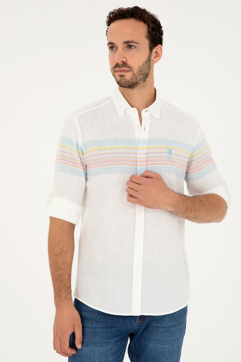 Erkek Mint Uzun Kollu Gömlek - 50283790012