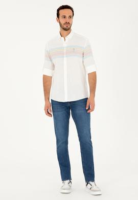 Erkek Mint Uzun Kollu Gömlek - 50283790012