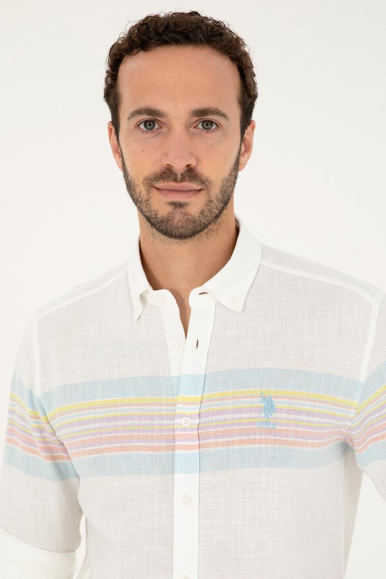 Erkek Mint Uzun Kollu Gömlek - 50283790012