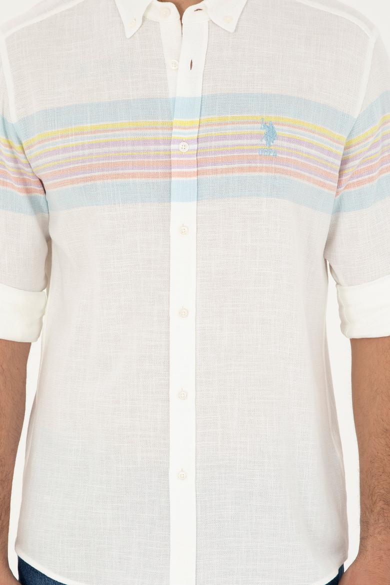 Erkek Mint Uzun Kollu Gömlek - 50283790012