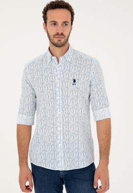 Erkek Açık Mavi Uzun Kollu Gömlek - 50282825017