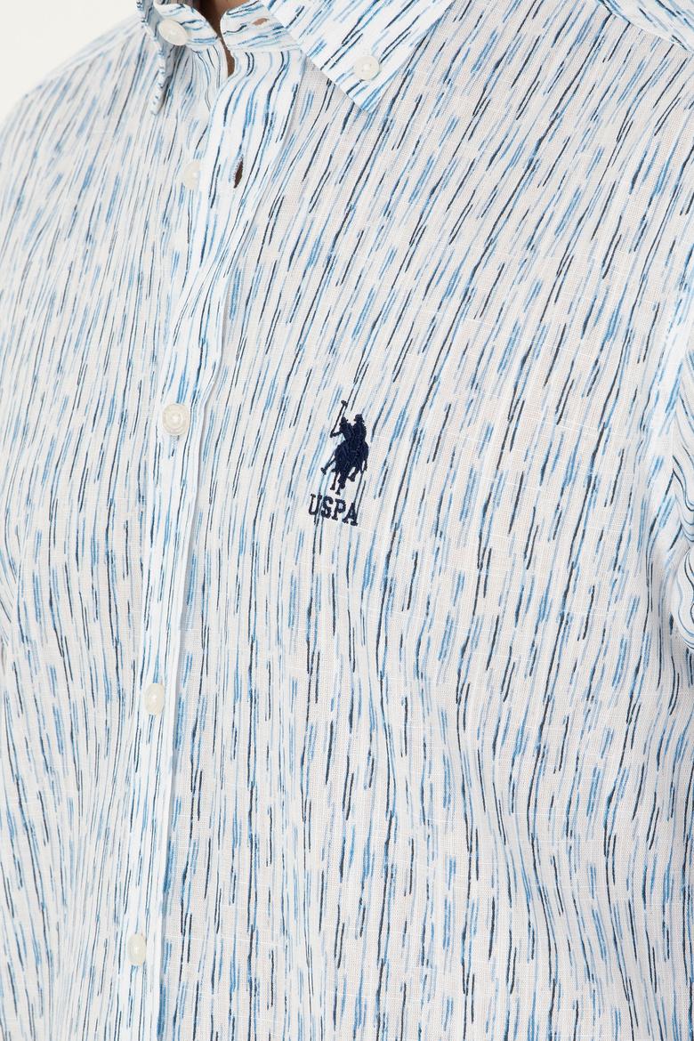 Erkek Açık Mavi Uzun Kollu Gömlek - 50282825017