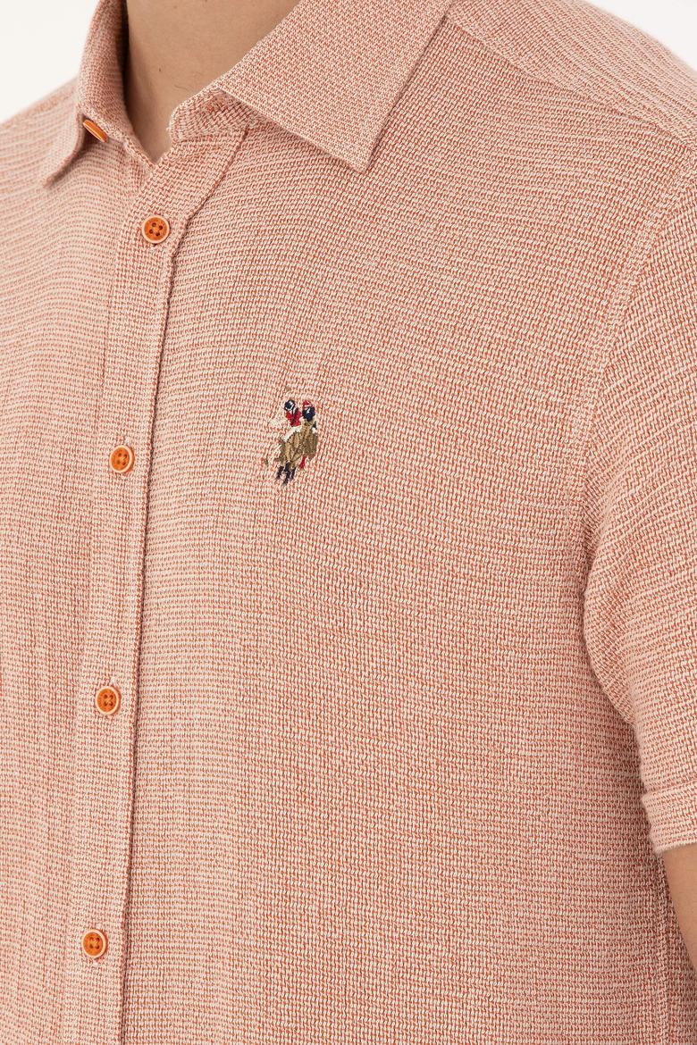 Erkek Kiremit Kısa Kollu Gömlek - 50283779026