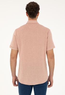 Erkek Kiremit Kısa Kollu Gömlek - 50283779026