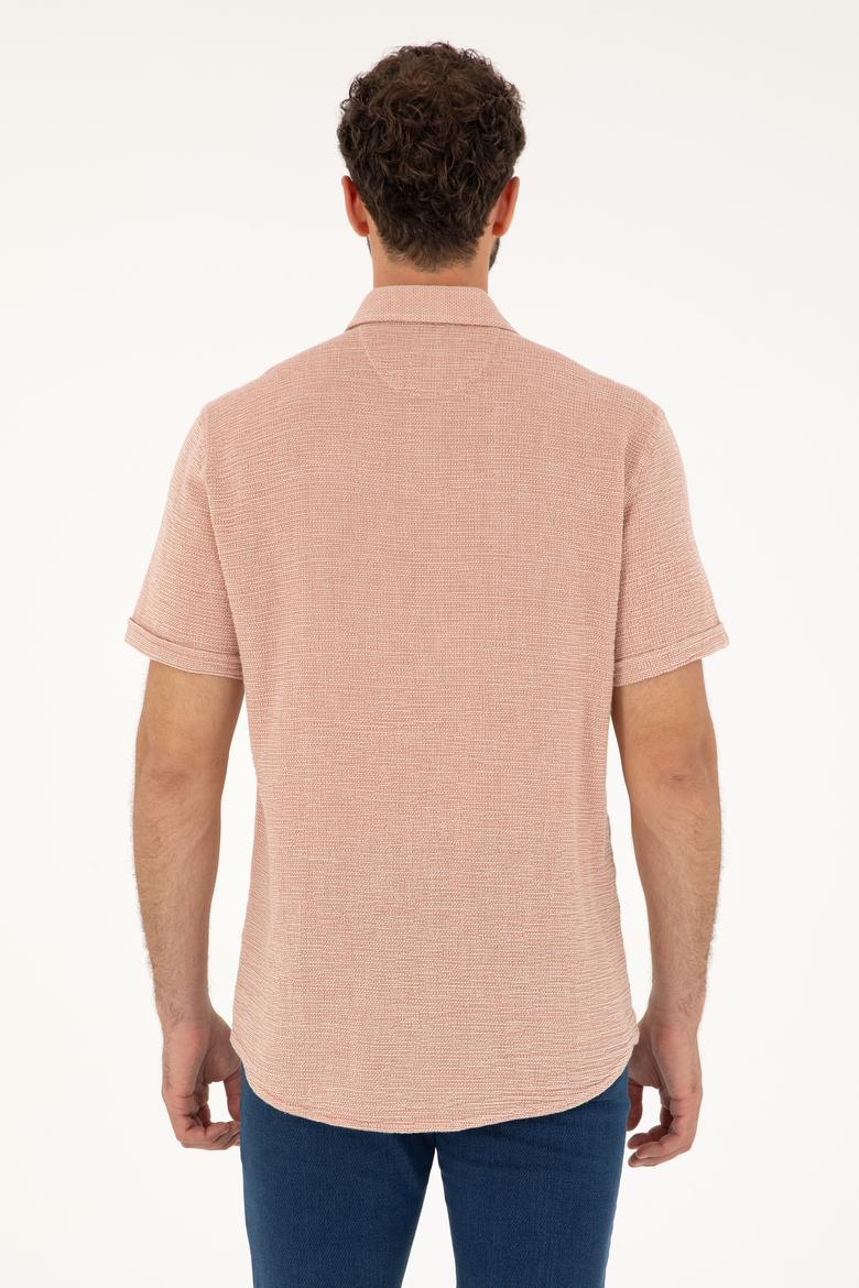 Erkek Kiremit Kısa Kollu Gömlek - 50283779026
