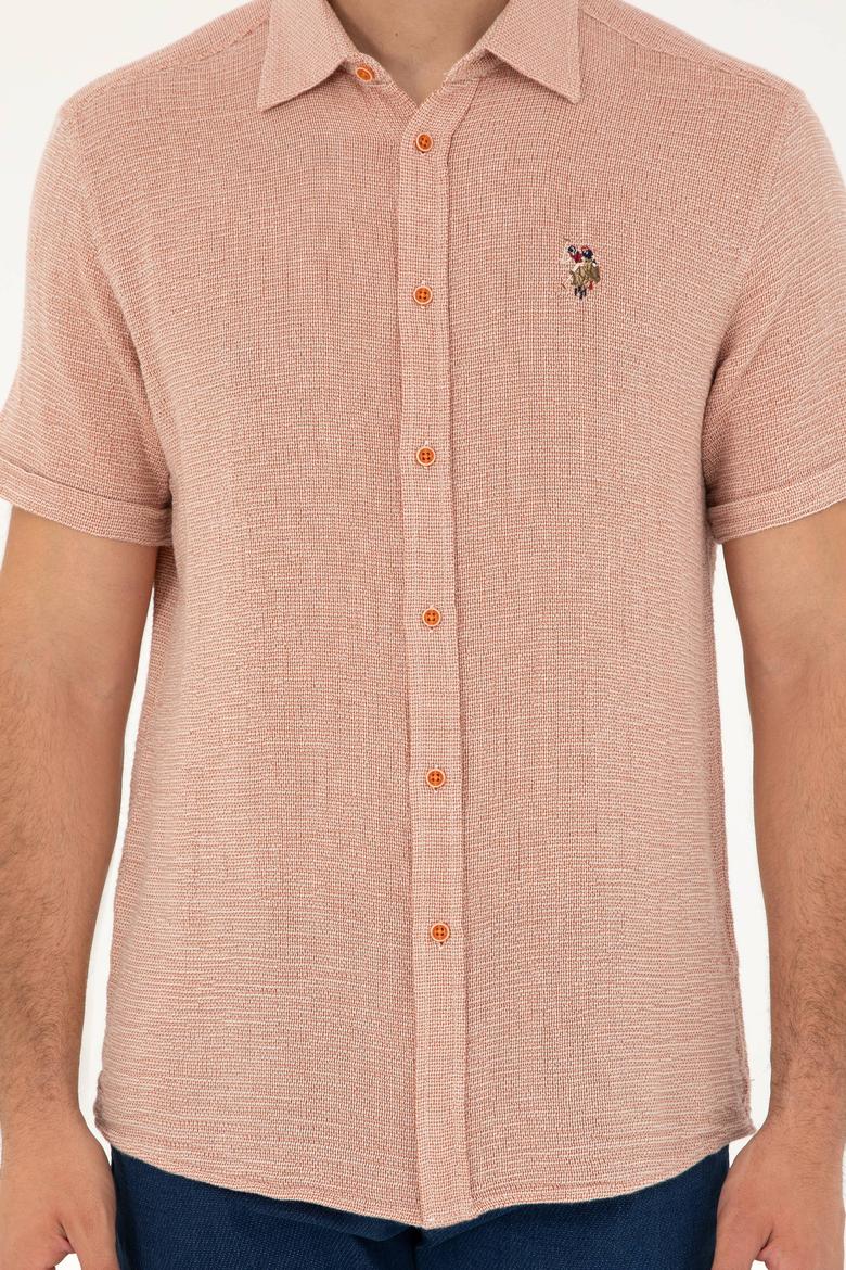 Erkek Kiremit Kısa Kollu Gömlek - 50283779026