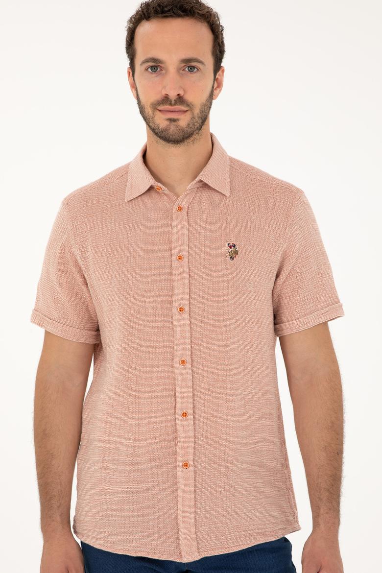 Erkek Kiremit Kısa Kollu Gömlek - 50283779026