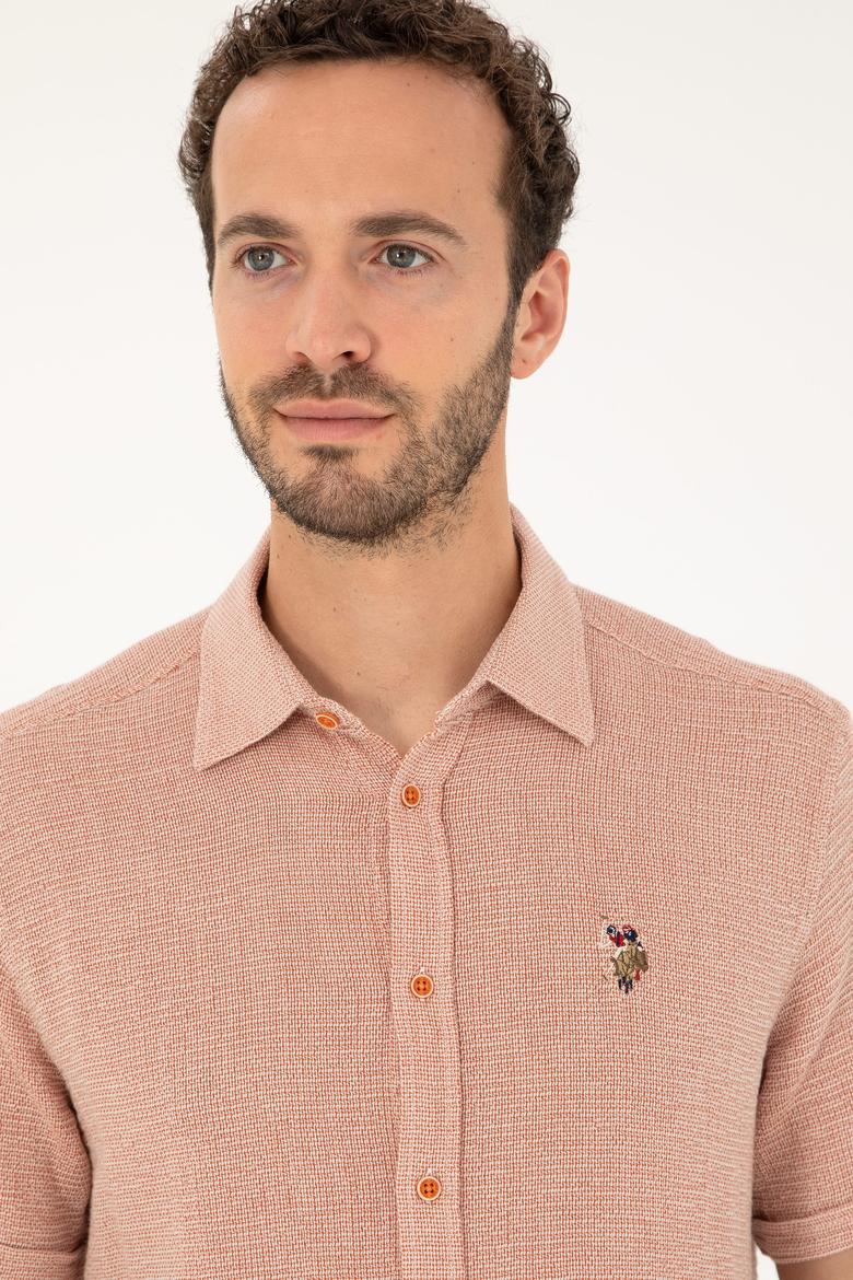 Erkek Kiremit Kısa Kollu Gömlek - 50283779026