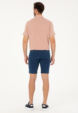 Erkek Koyu Mavi Jean Şort - 50288953005