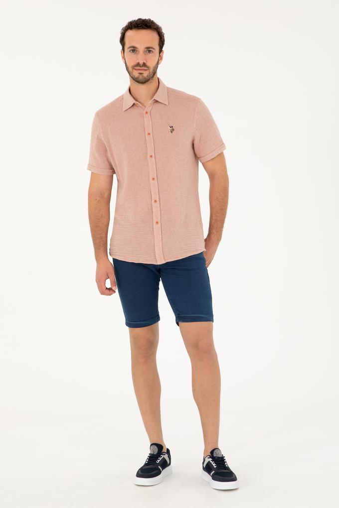 Erkek Koyu Mavi Jean Şort