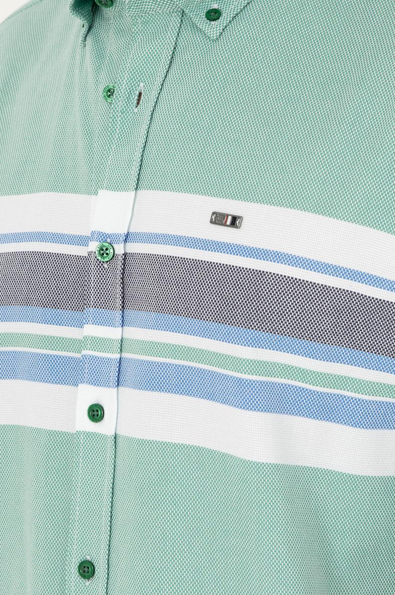 Erkek Yeşil Uzun Kollu Gömlek