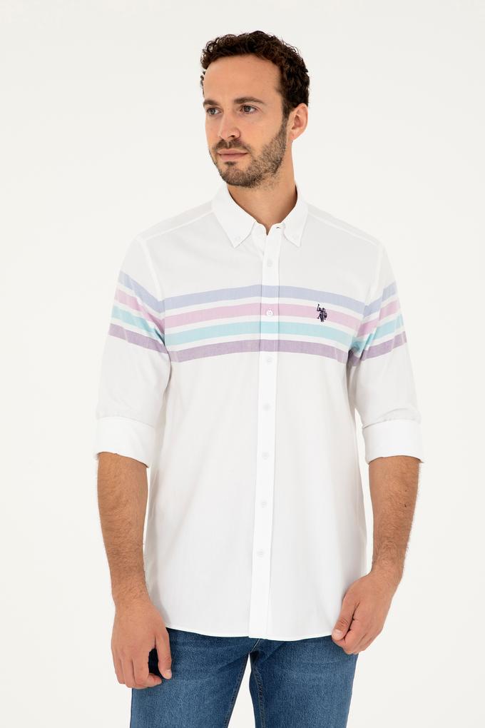 Erkek Mint Uzun Kollu Gömlek