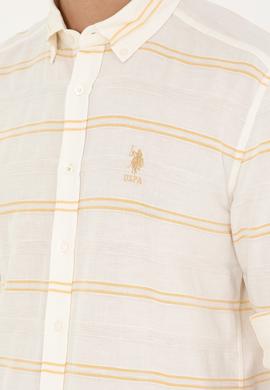 Erkek Sarı Uzun Kollu Gömlek - 50282822017