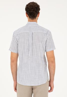 Erkek Lacivert Kısa Kollu Gömlek - 50282872006