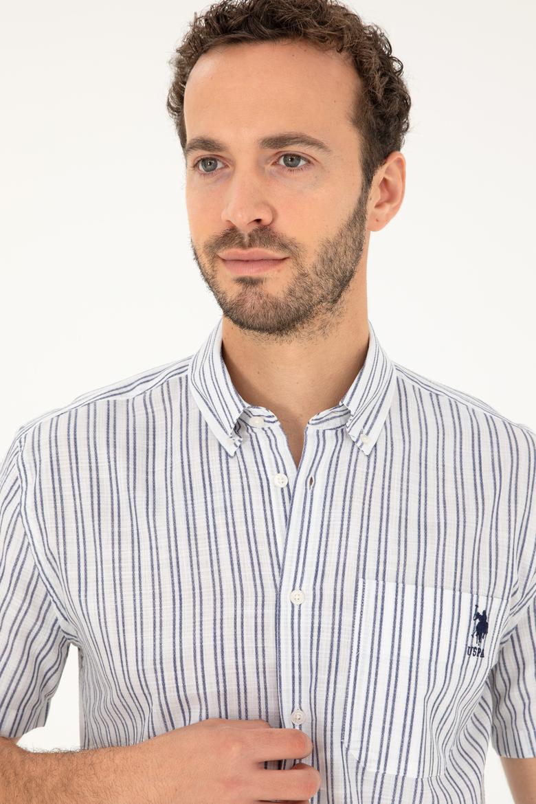 Erkek Lacivert Kısa Kollu Gömlek - 50282872006