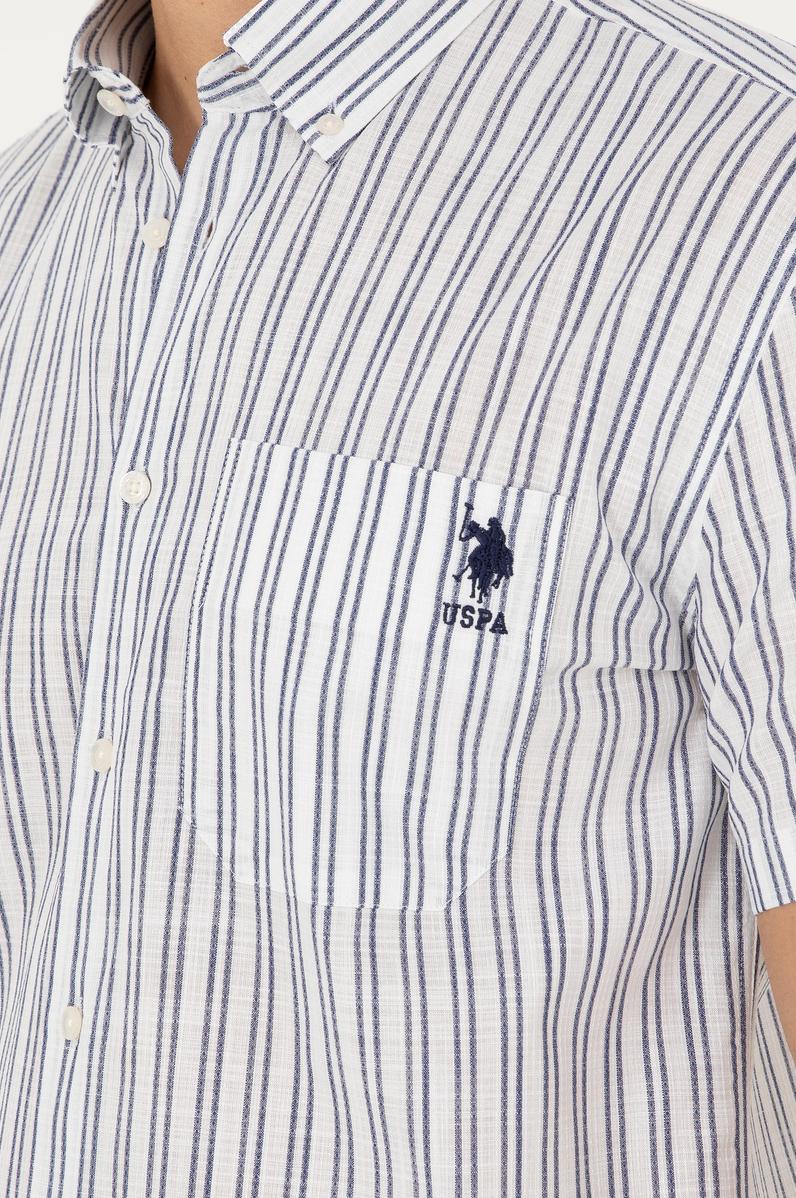 Erkek Lacivert Kısa Kollu Gömlek